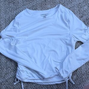 Harper Classic White Long Sleeve Top